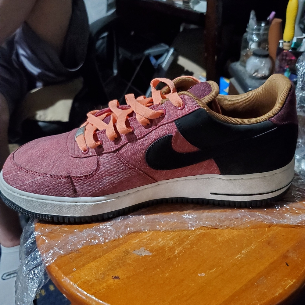 Nike Air Force one , size 12 , color is salmon